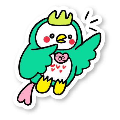 「ふれっぴー」のイラスト